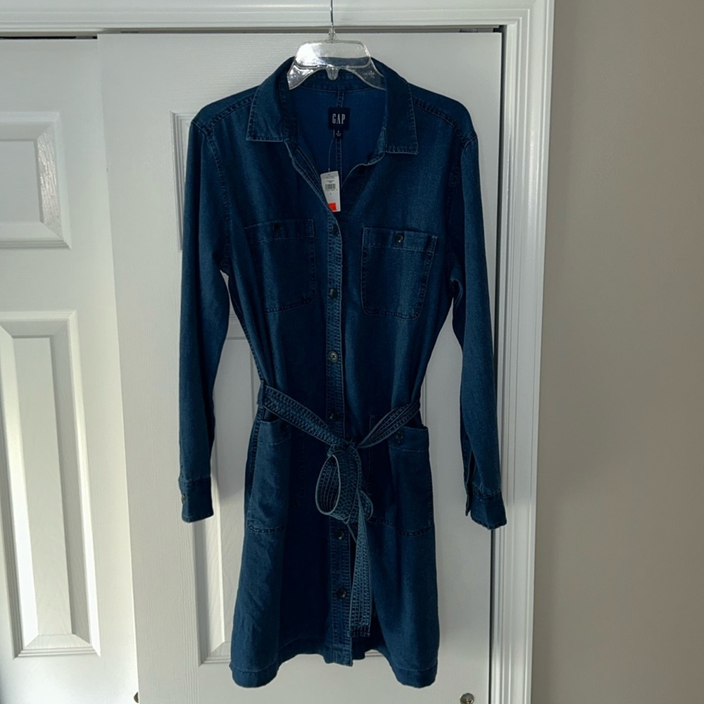 GAP long sleeve Jean Dress